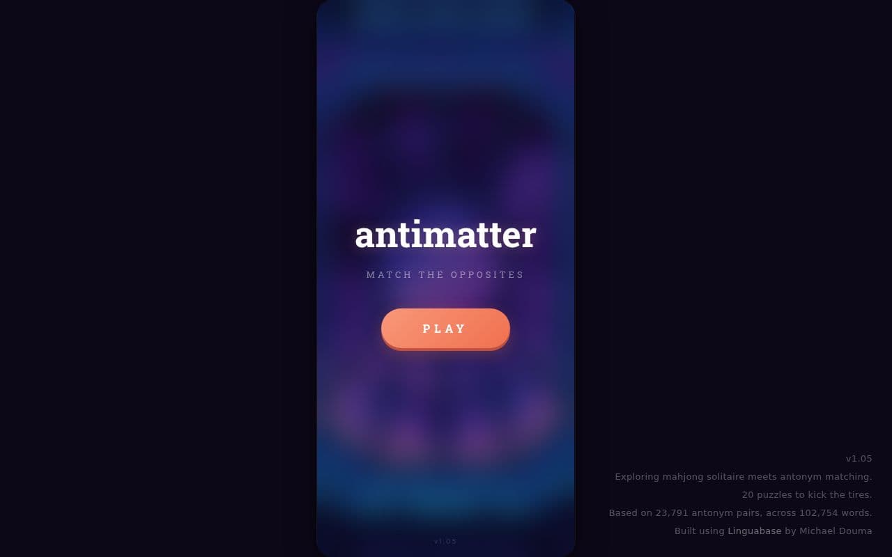 Screenshot of Antimatter