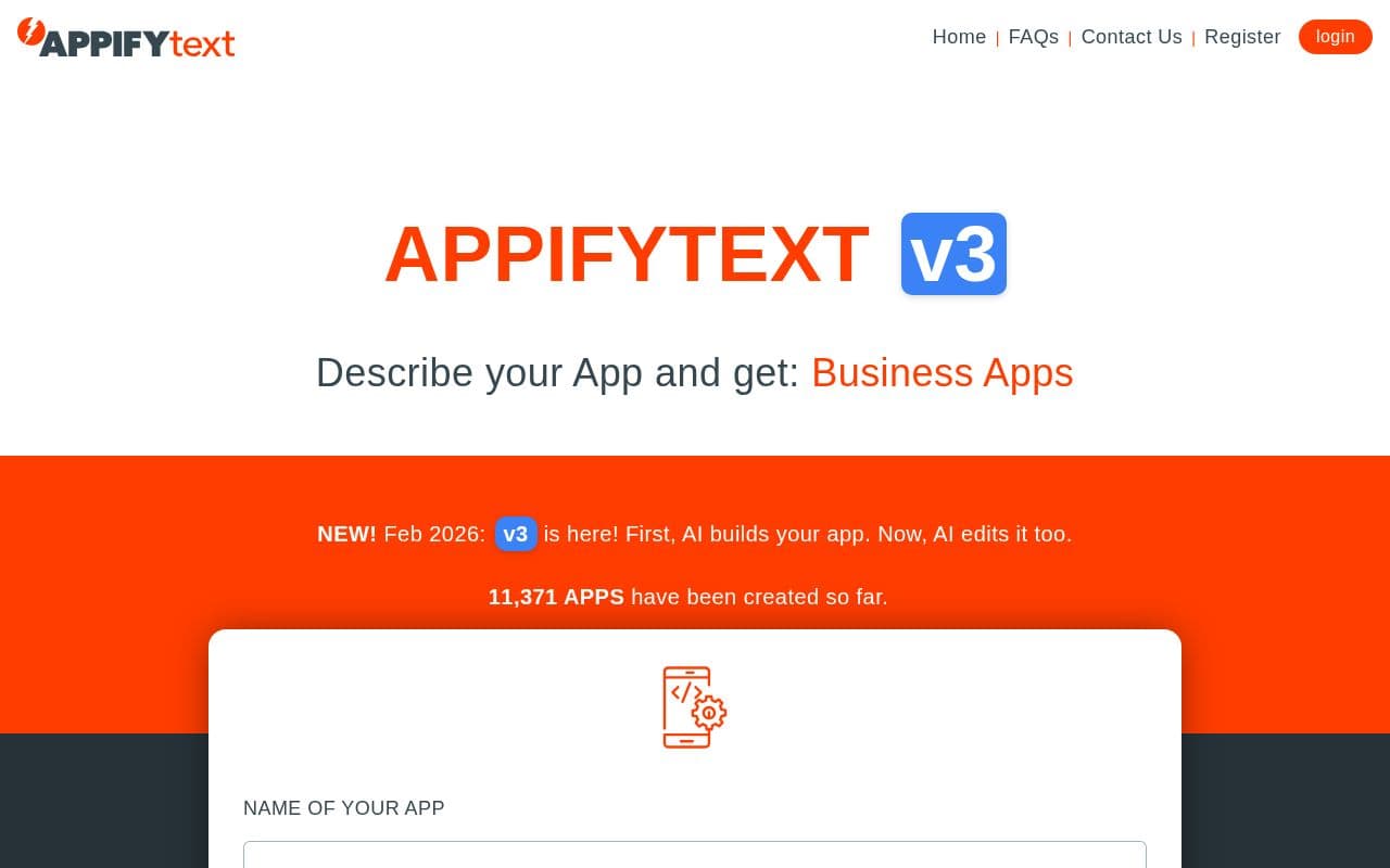Screenshot of AppifyText