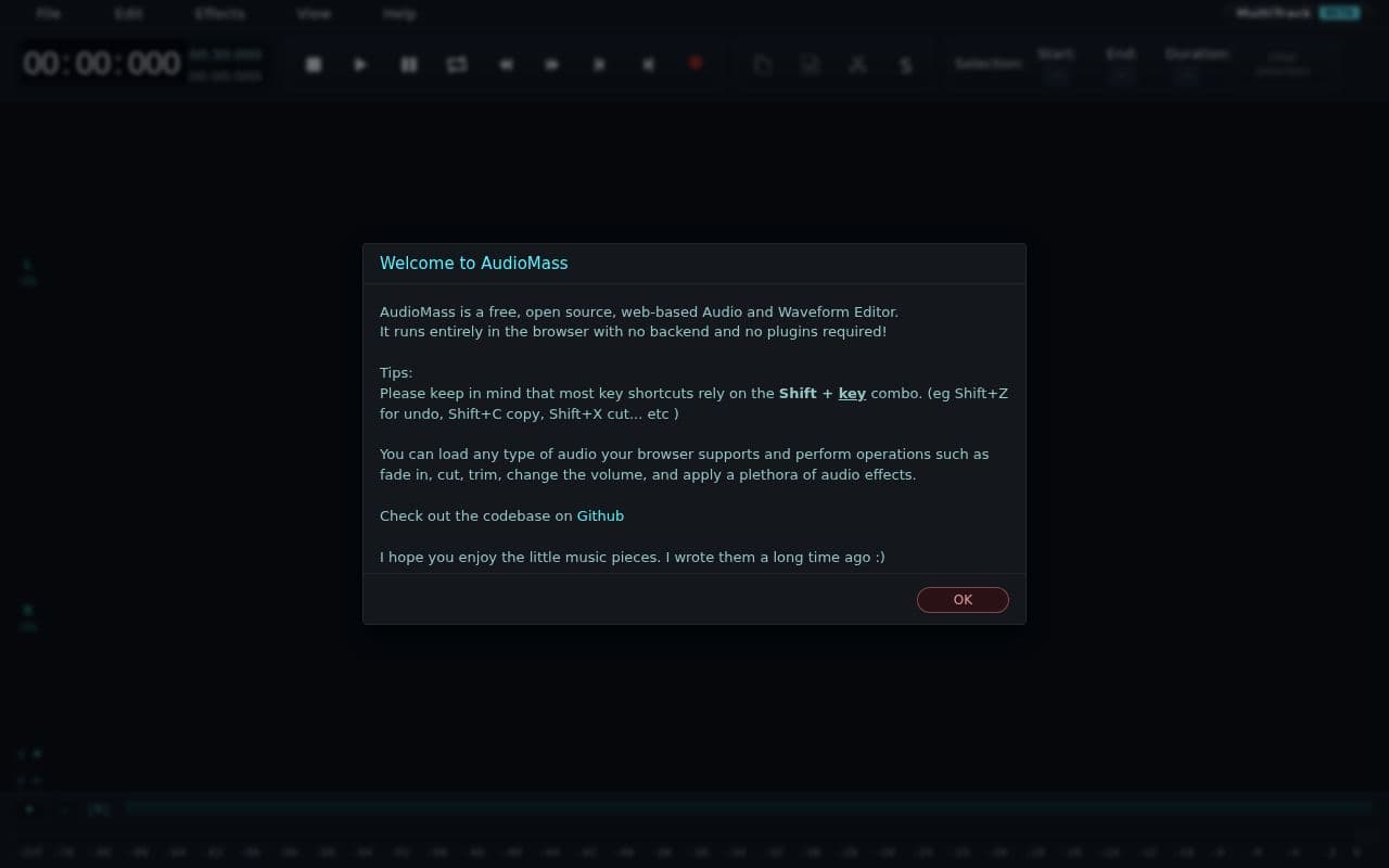 Screenshot of AudioMass