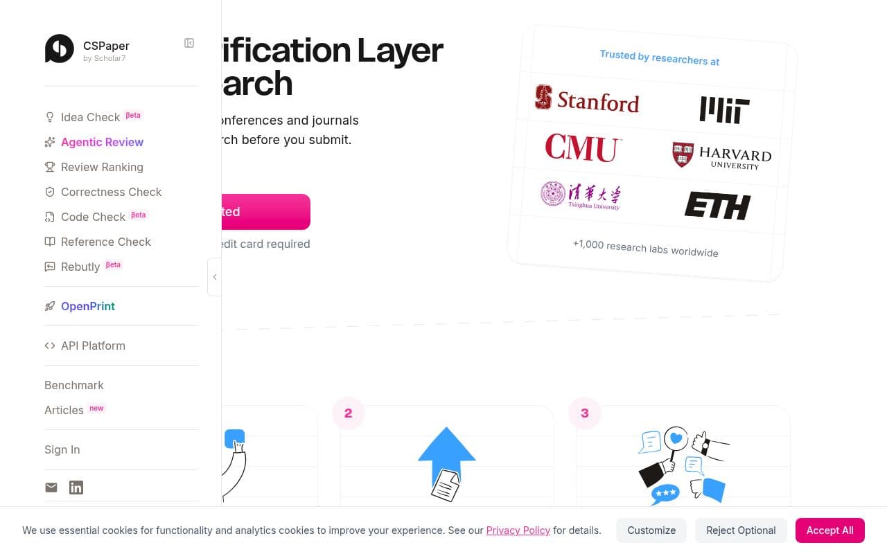 Screenshot of CSPaper