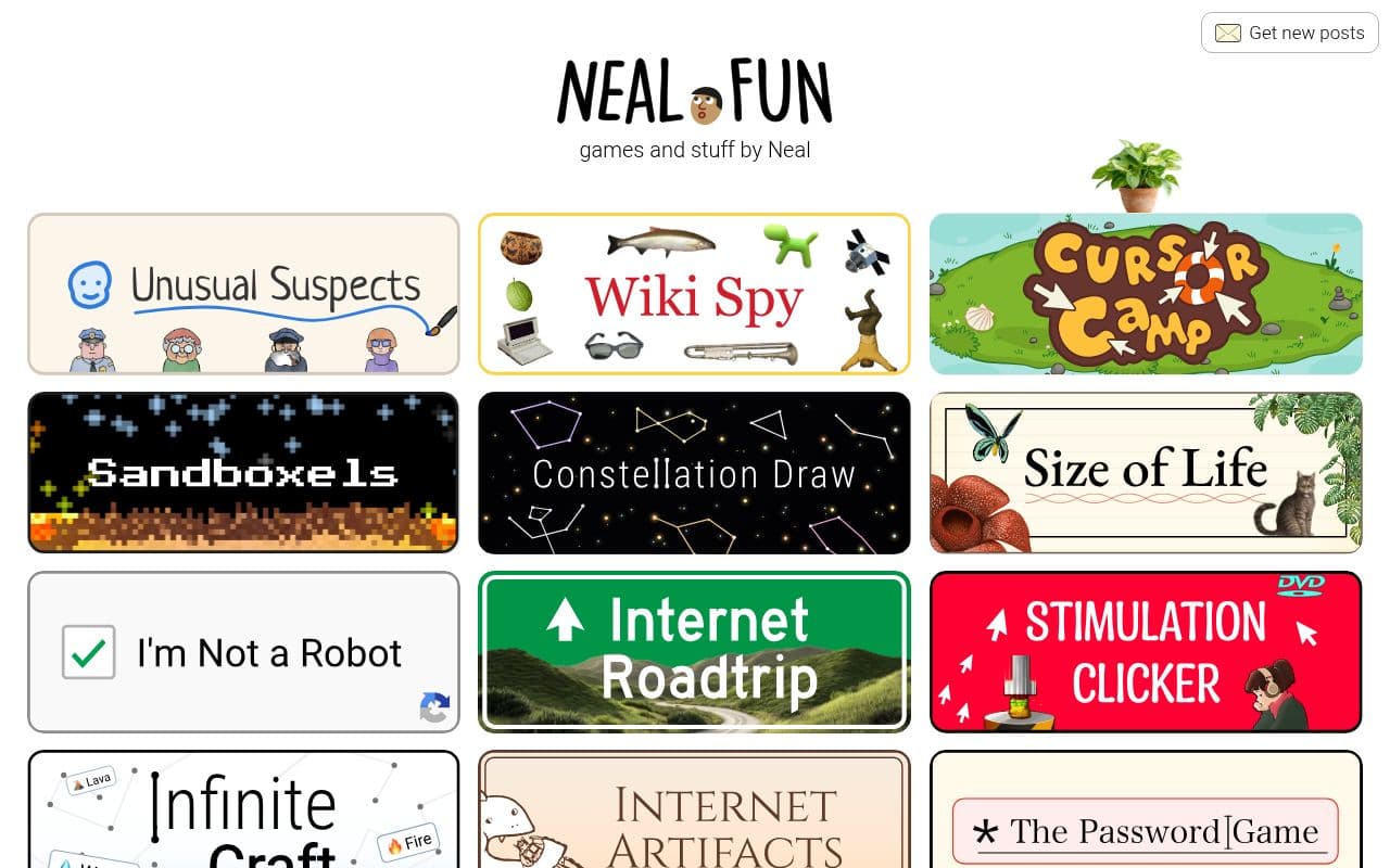 Screenshot of Neal.fun