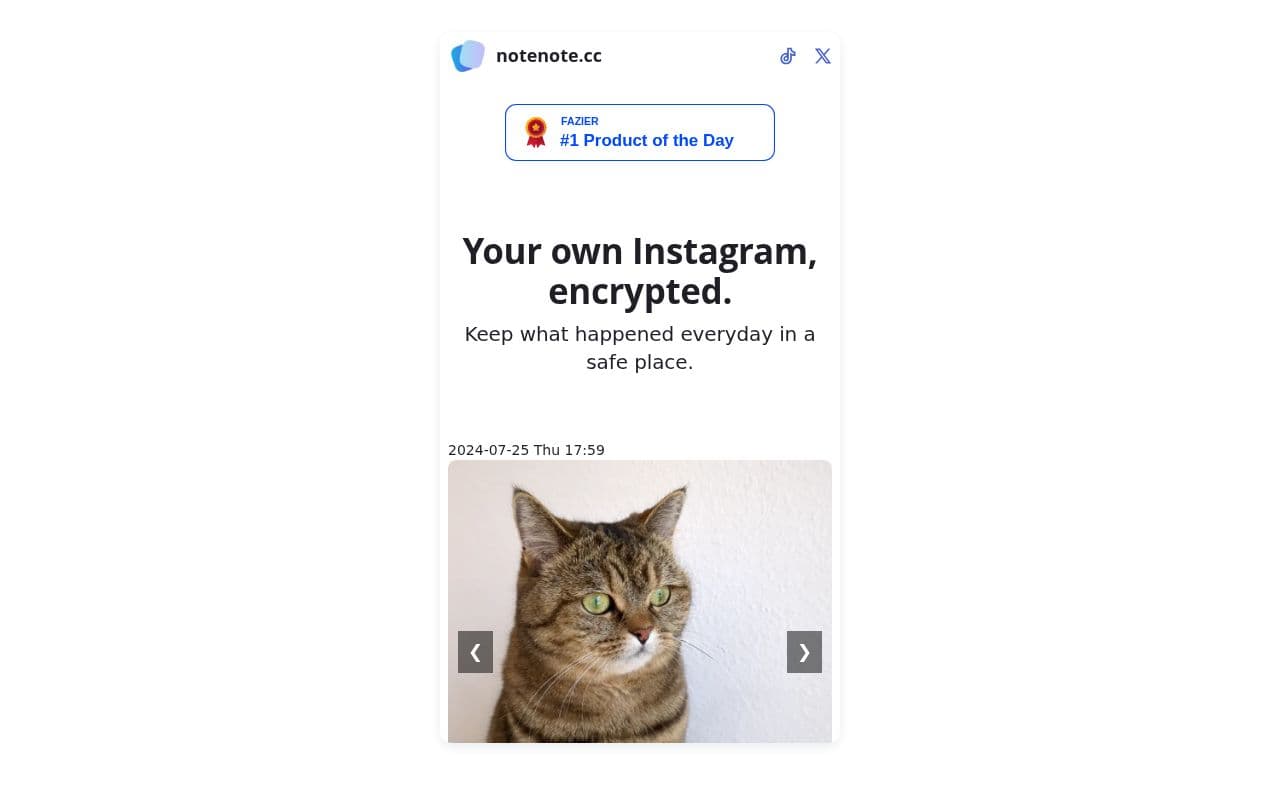 Screenshot of notenote.cc