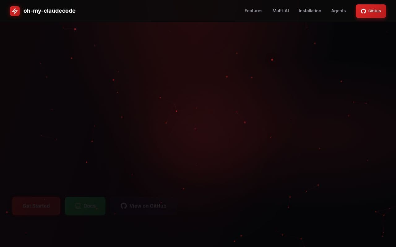 Screenshot of oh-my-claudecode