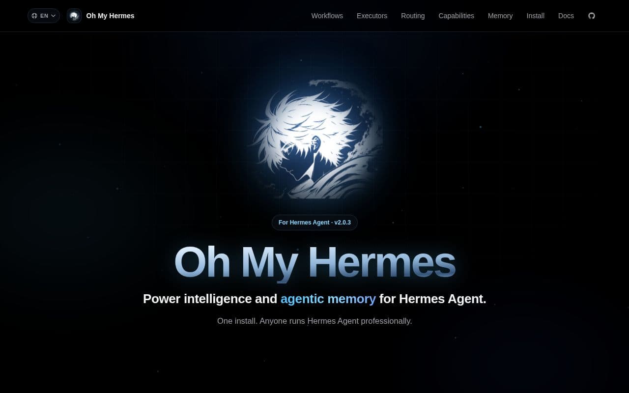 Screenshot of Oh My Hermes