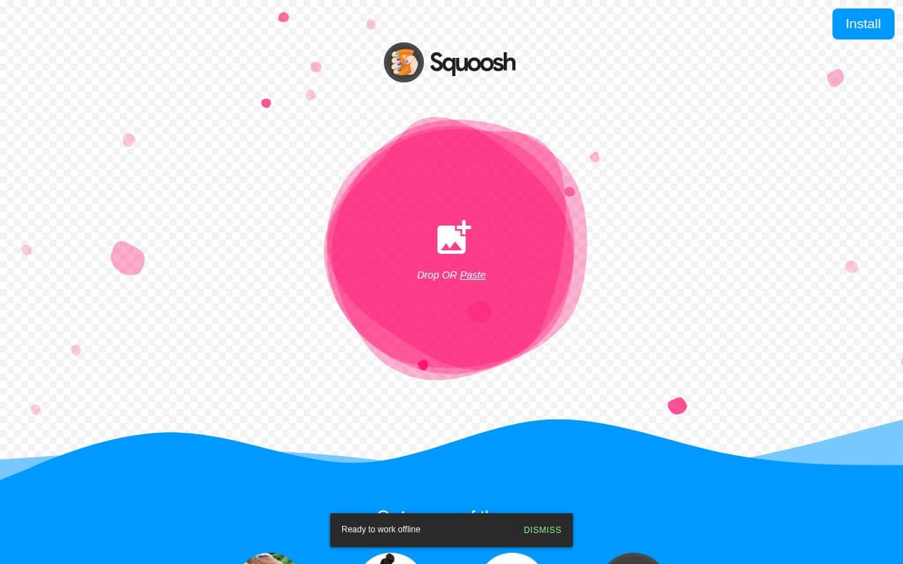 Screenshot of Squoosh