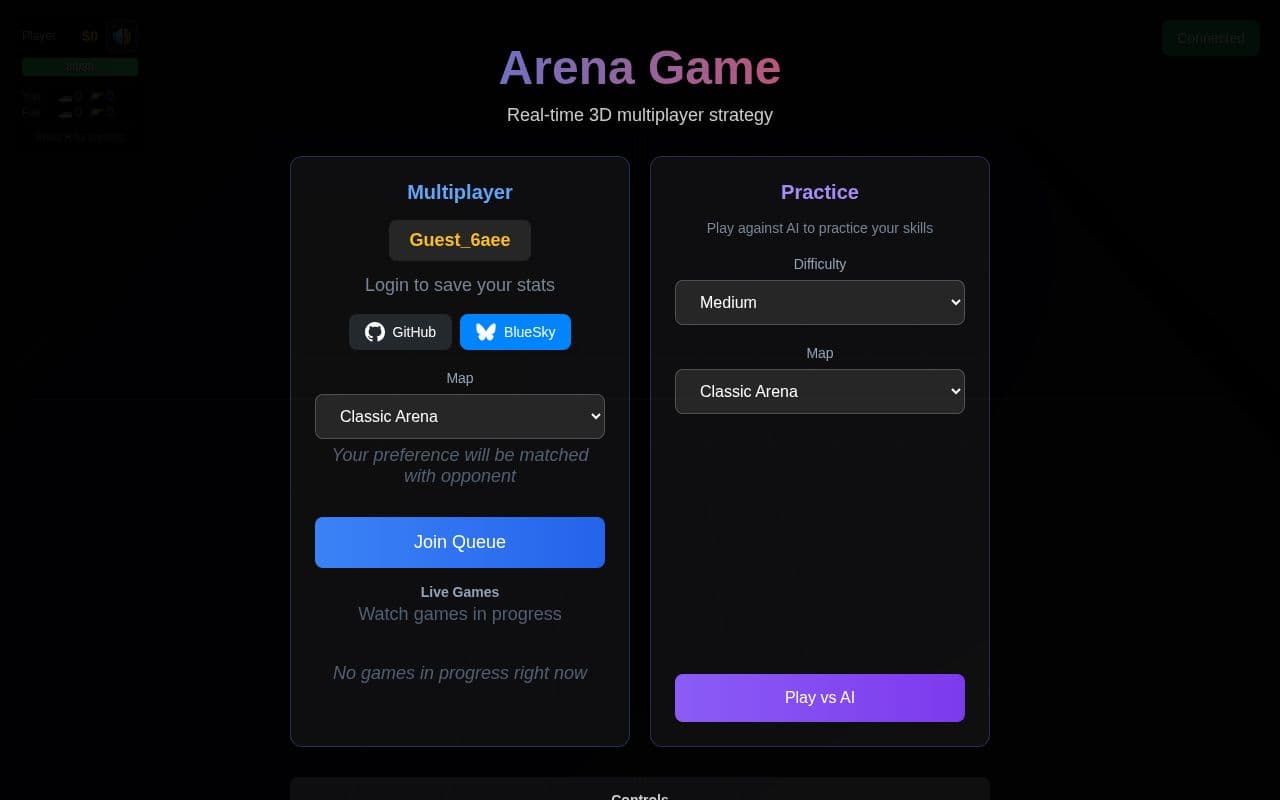 Screenshot of Arena Game