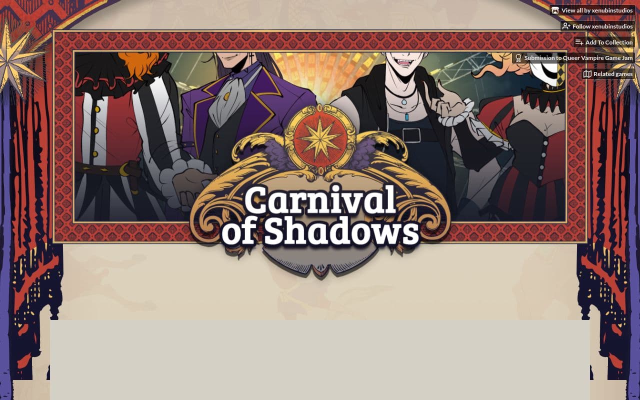 Screenshot of Carnival of Shadows