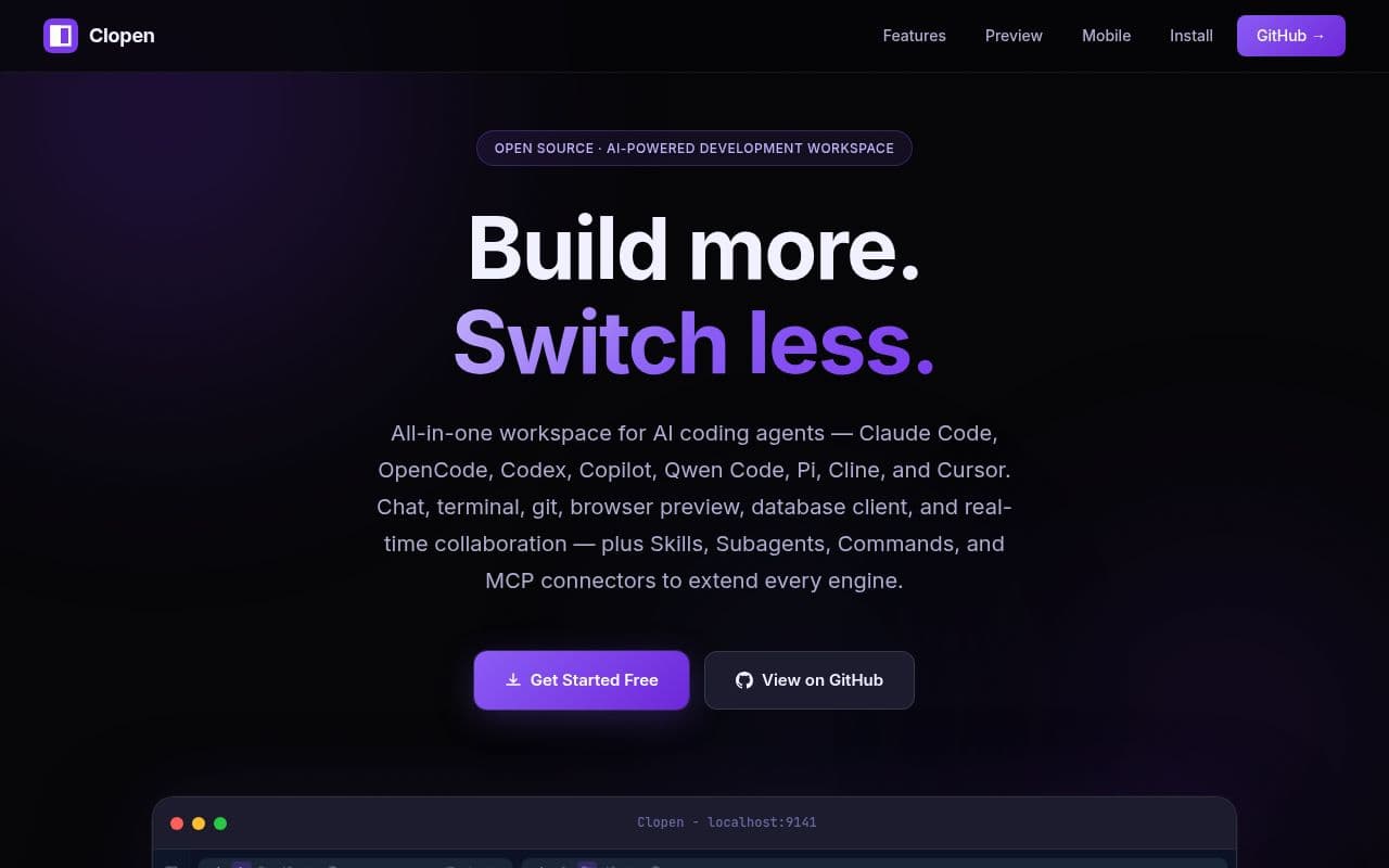 Screenshot of Clopen