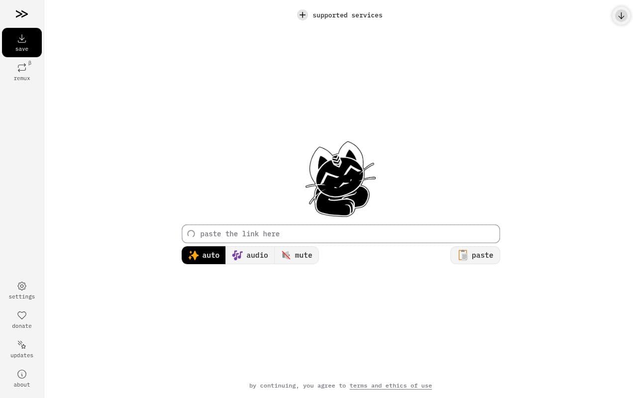 Screenshot of cobalt