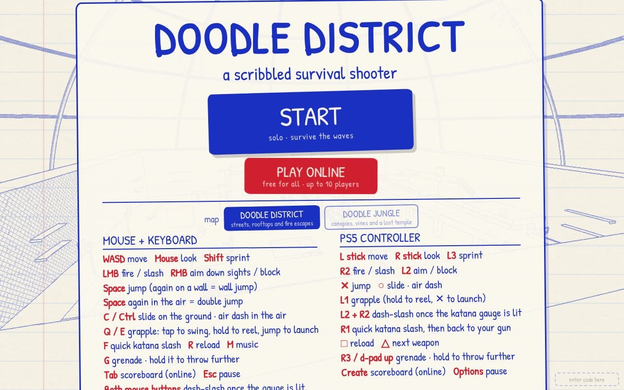 Screenshot of Doodle District