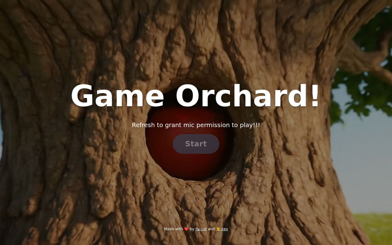 Screenshot of Game Orchard