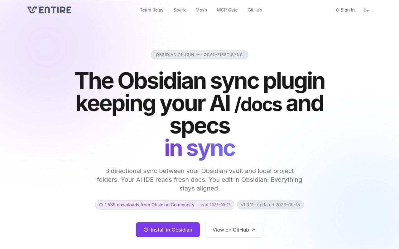 Screenshot of Local Sync