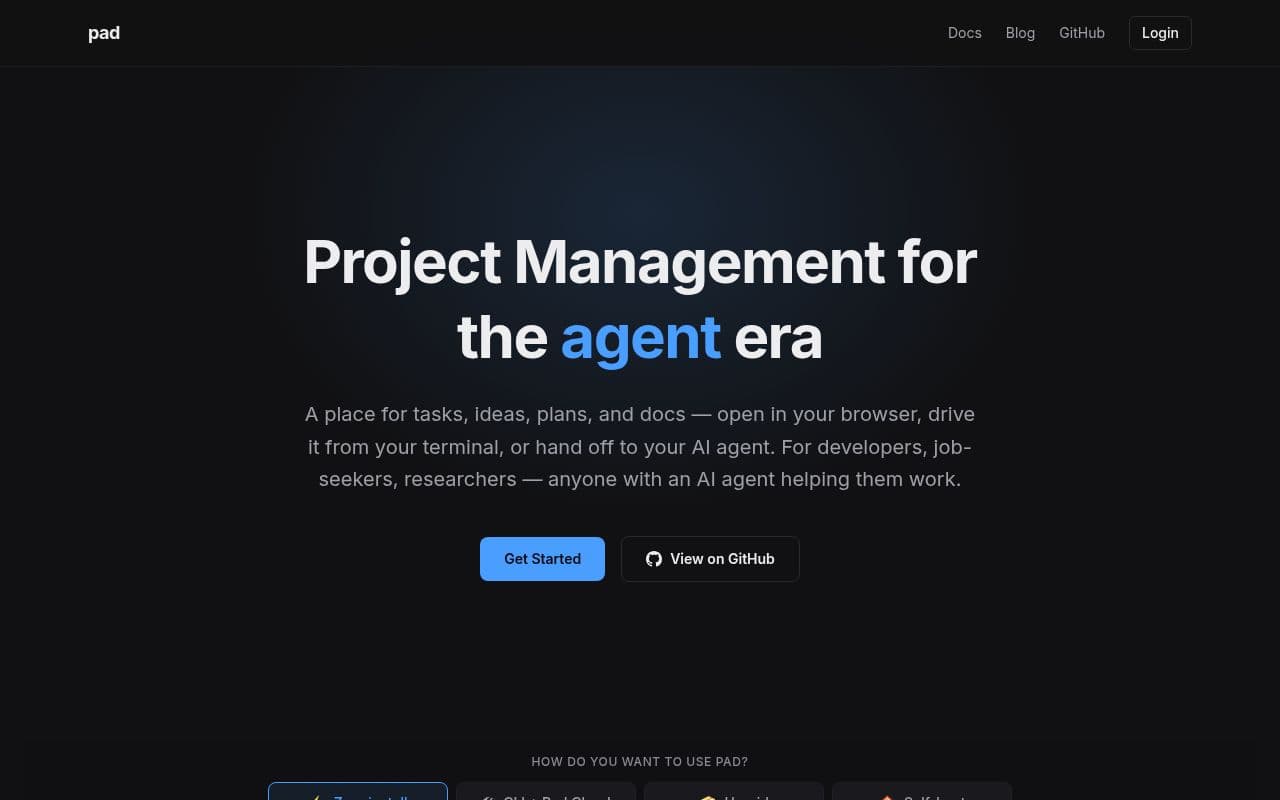 Screenshot of Pad