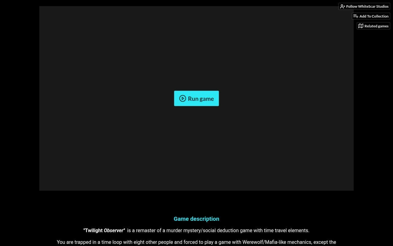 Screenshot of Twilight Observer