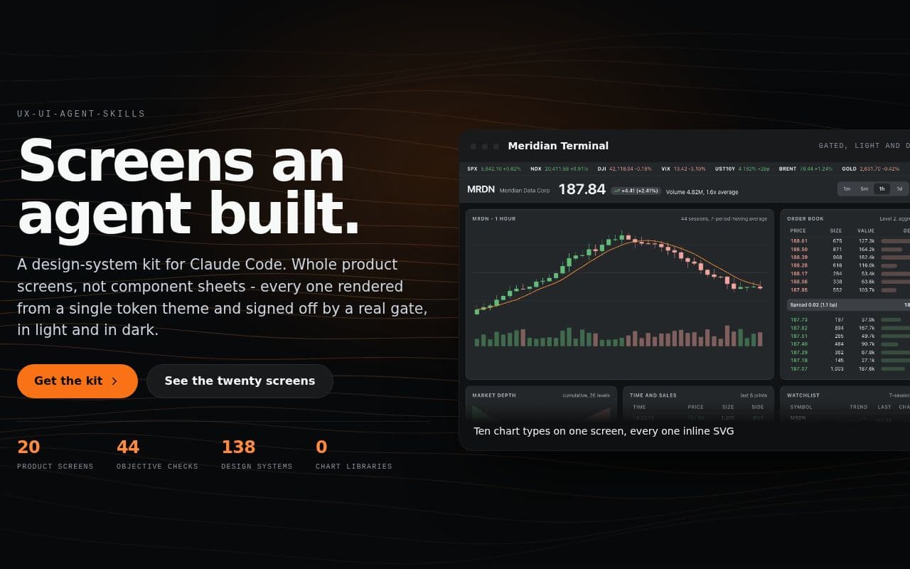 Screenshot of UX/UI Agent Skills